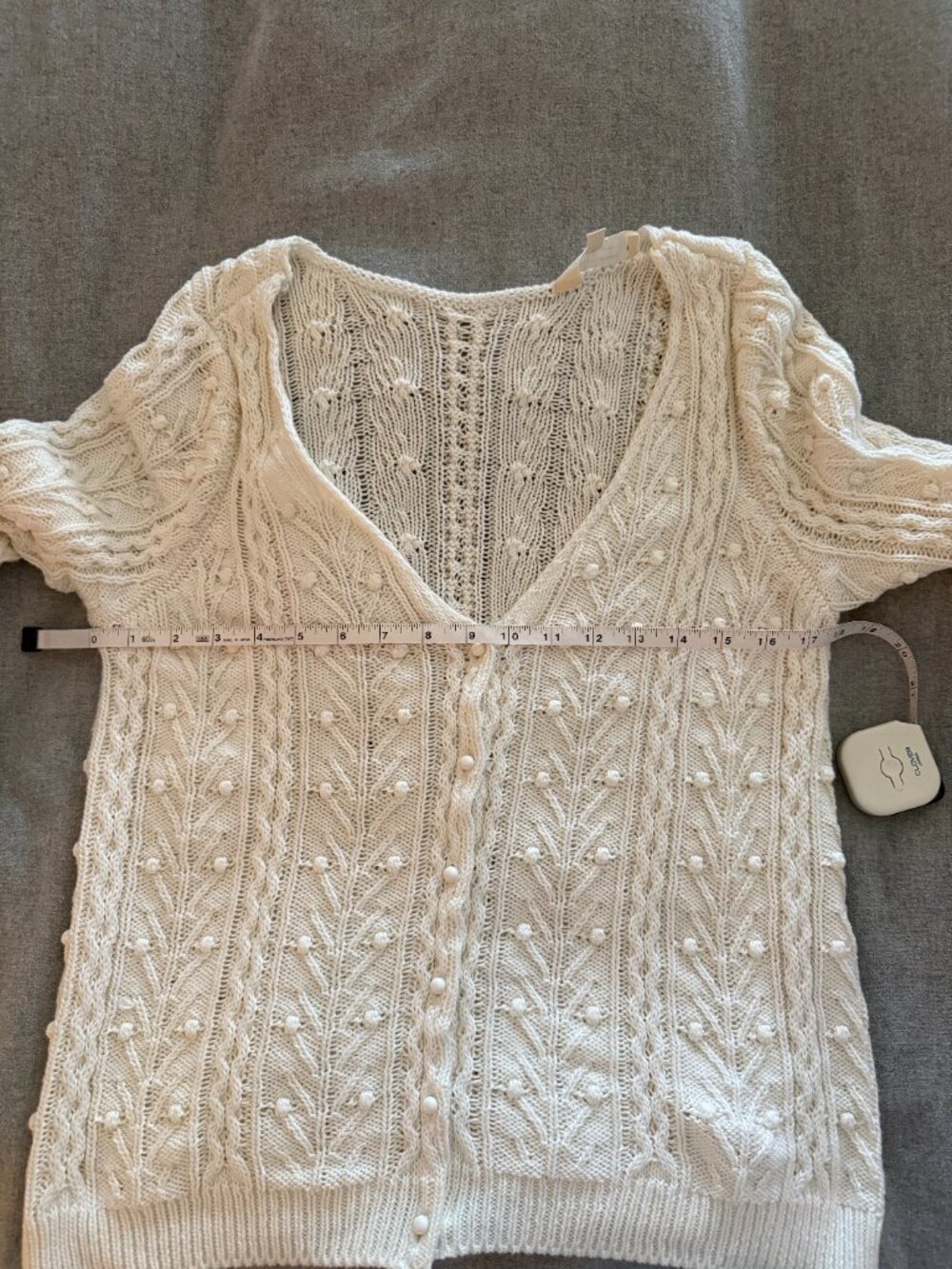 Sezane Beryl Cardigan - Ecru - Size Small - Excellent Condition! - Picture 5 of 10